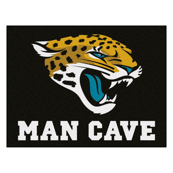Jacksonville Jaguars Man Cave All-Star Jaguar Head Primary Logo Black