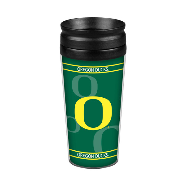 Oregon Ducks 14oz. Full Wrap Travel Mug