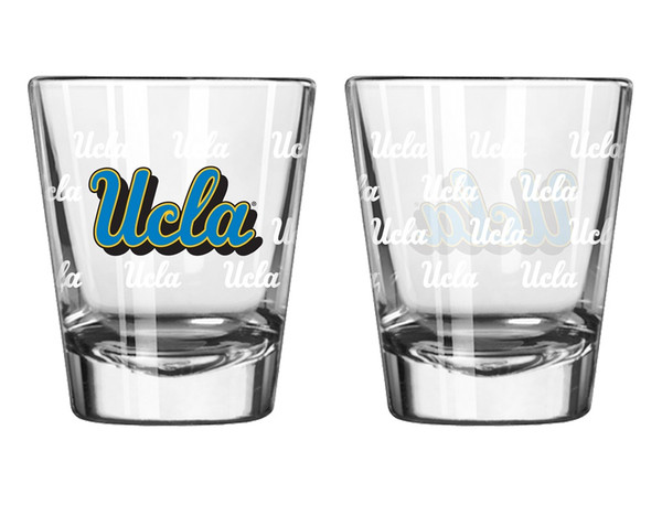 UCLA Bruins Shot Glass - 2 Pack Satin Etch
