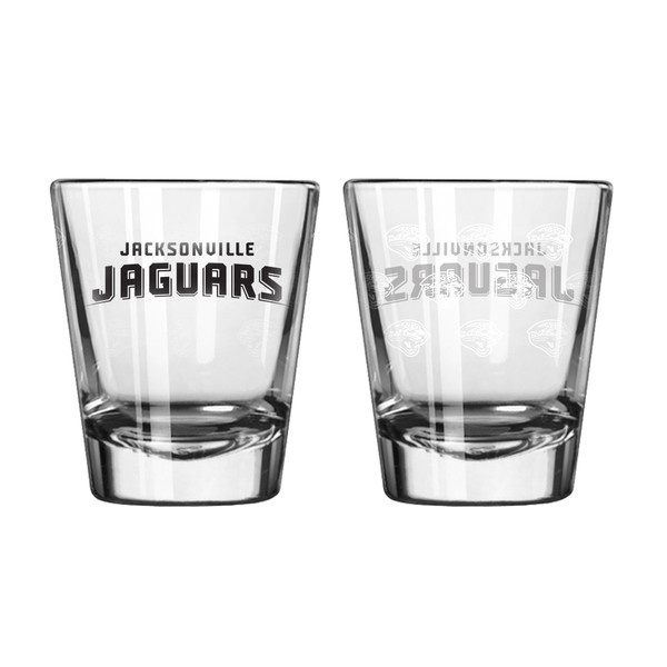 Jacksonville Jaguars Shot Glass - 2 Pack Satin Etch