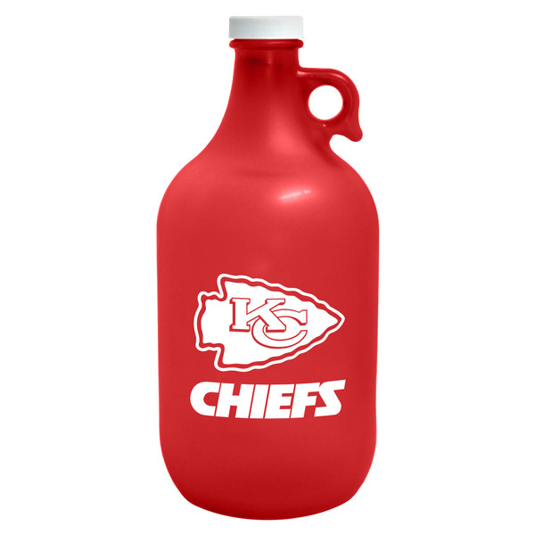 Kansas City Chiefs Growler 64oz Frosted Red