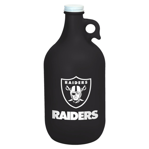 Las Vegas Raiders Growler 64oz Frosted Black