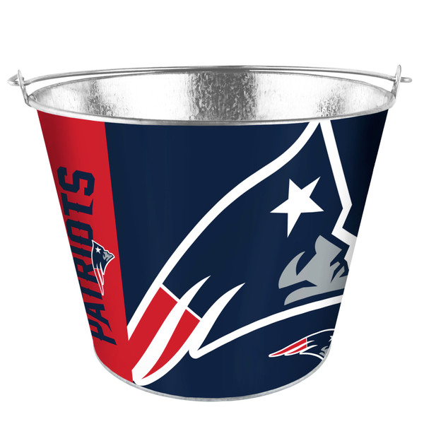 New England Patriots Bucket 5 Quart Hype Design