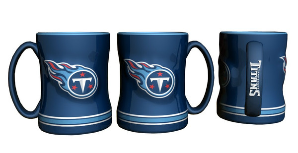Tennessee Titans Coffee Mug - 14oz Sculpted Relief