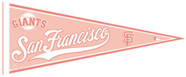 San Francisco Giants Pennant 12x30 Pink