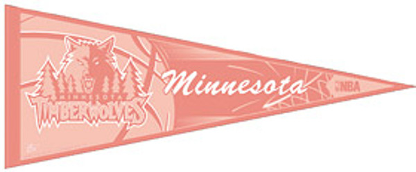 Minnesota Timberwolves Pennant - Pink