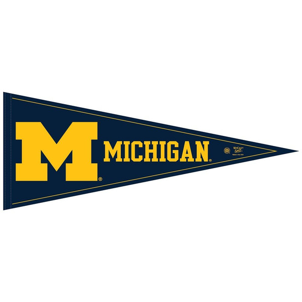 Michigan Wolverines Pennant 12x30 Classic Style