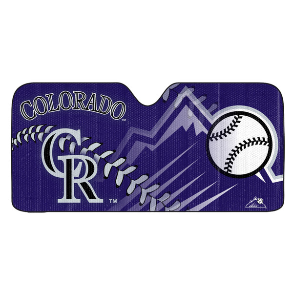 Colorado Rockies Auto Sunshade