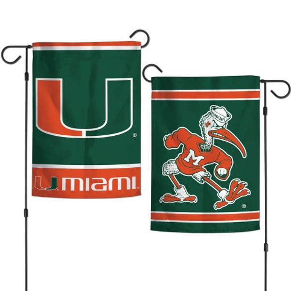 Miami Hurricanes Garden Flag 11x15