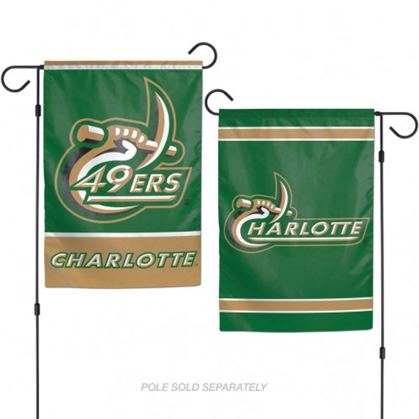 North Carolina-Charlotte 49ers Flag 12x18 Garden Style 2 Sided