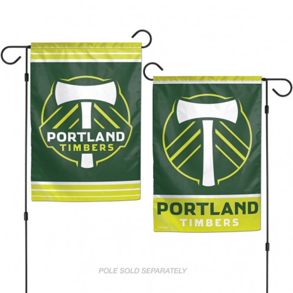 Portland Timbers Flag 12x18 Garden Style 2 Sided