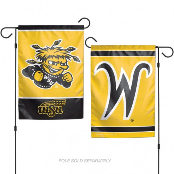 Wichita State Shockers Flag 12x18 Garden Style 2 Sided