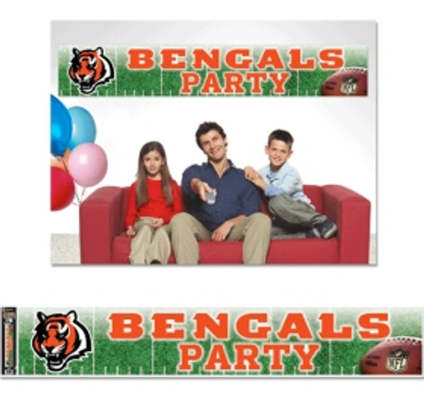 Cincinnati Bengals Banner 12x65 Party Style