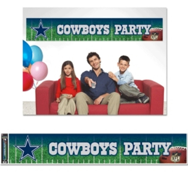Dallas Cowboys Banner 12x65 Party Style