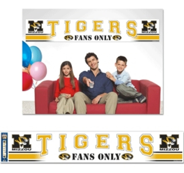 Missouri Tigers Banner 12x65 Party Style