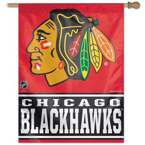 Chicago Blackhawks Banner 28x40 Vertical