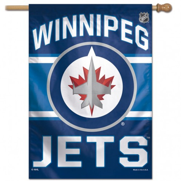 Winnipeg Jets Banner 28x40 Vertical