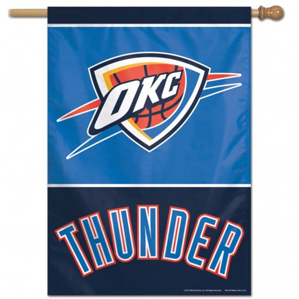 Oklahoma City Thunder Banner 28x40 Vertical