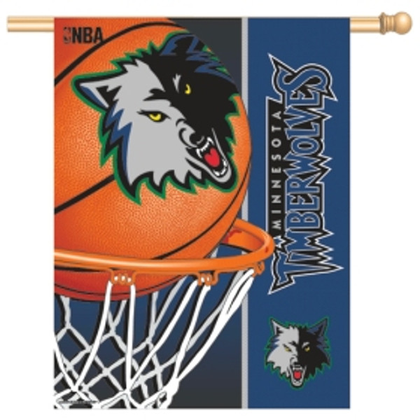 Minnesota Timberwolves Banner 28x40 Vertical