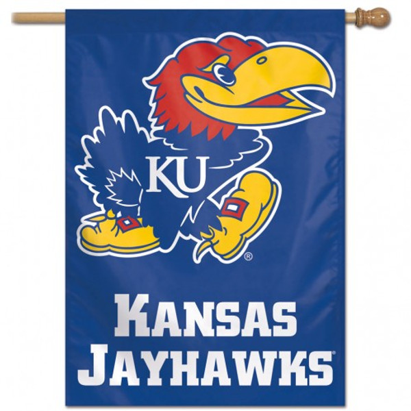Kansas Jayhawks Banner 28x40 Vertical Alternate Design