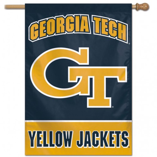 Georgia Tech Yellow Jackets Banner 28x40 Vertical