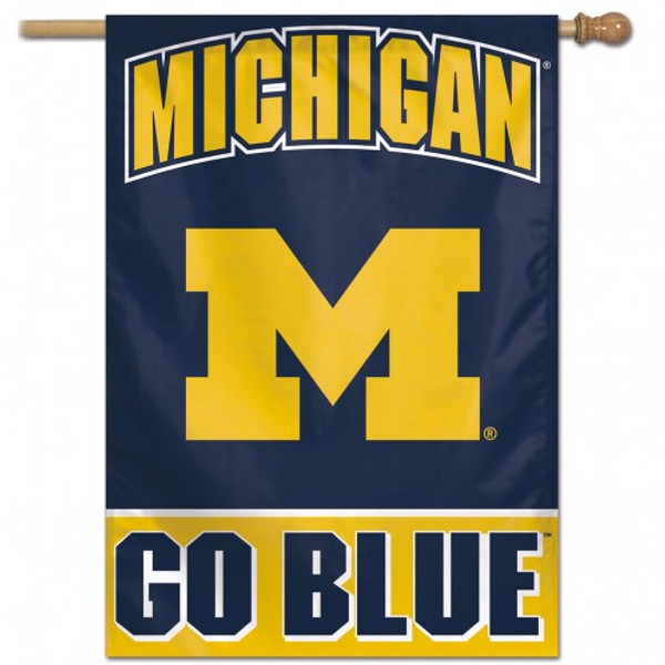 Michigan Wolverines Banner 28x40 Vertical