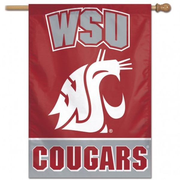 Washington State Cougars Banner 28x40 Vertical