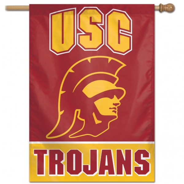 USC Trojans Banner 28x40 Vertical Alternate Design