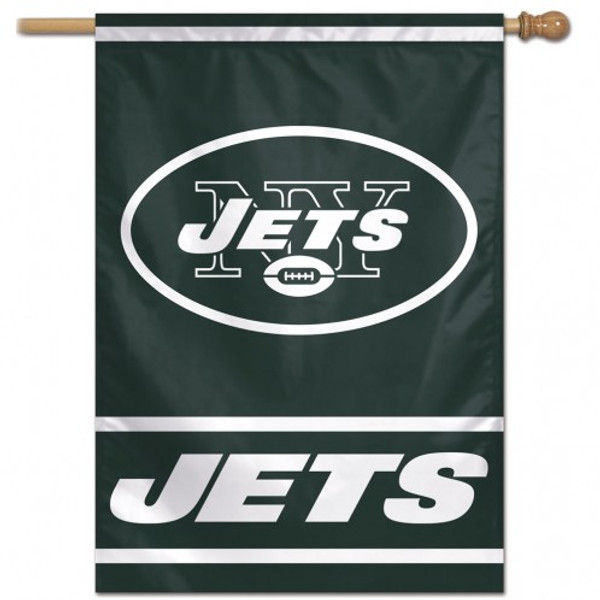 New York Jets Banner 28x40 Vertical