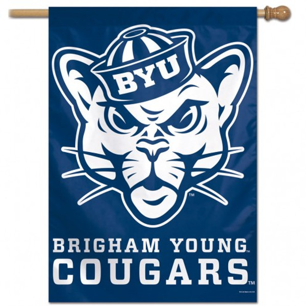 BYU Cougars Banner 28x40 Vertical