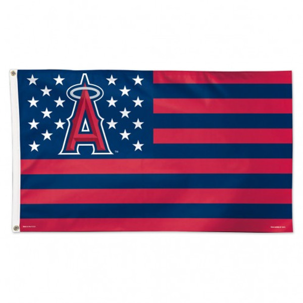 Los Angeles Angels Flag 3x5 Deluxe Style Stars and Stripes Design