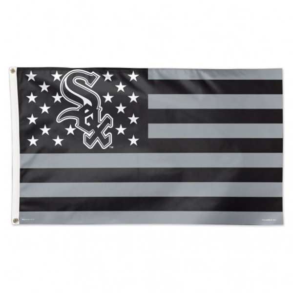 Chicago White Sox Flag 3x5 Deluxe Style Stars and Stripes Design