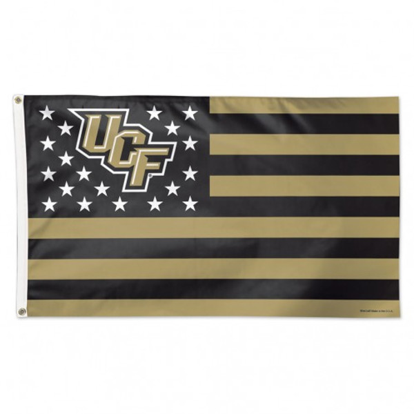 Central Florida Knights Flag 3x5 Deluxe Style Stars and Stripes Design