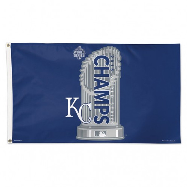 Kansas City Royals Flag 3x5 2015 World Series Champion