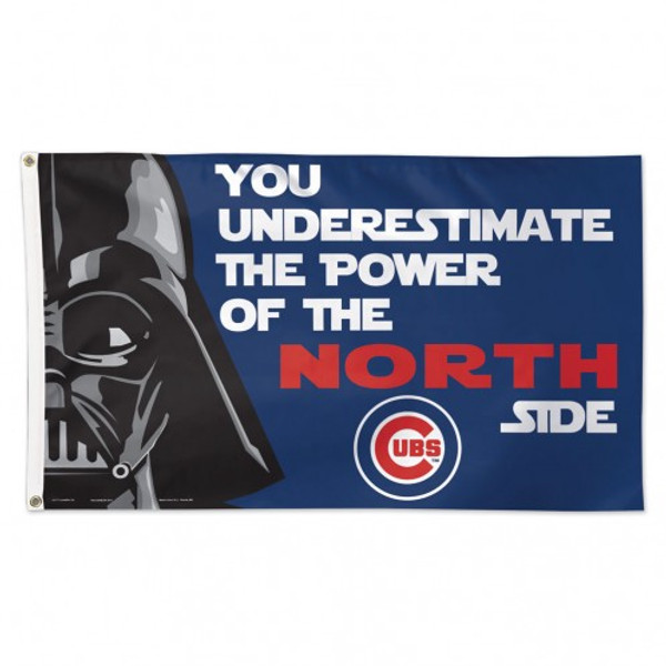 Chicago Cubs Flag 3x5 Deluxe Style Star Wars Design