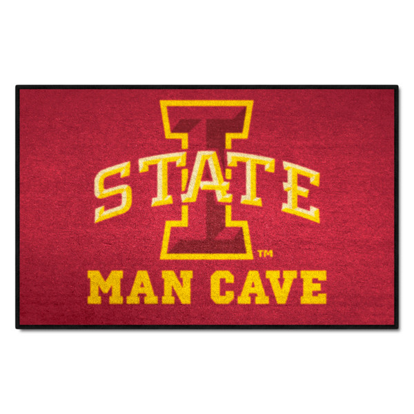 Iowa State University - Iowa State Cyclones Man Cave Starter I STATE Primary Logo Red
