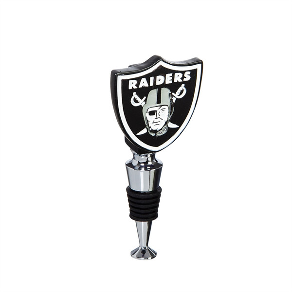 Las Vegas Raiders Wine Bottle Stopper Logo