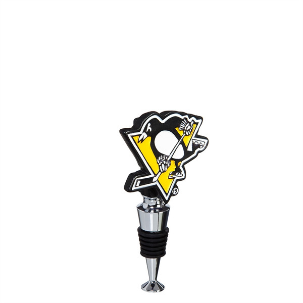 Pittsburgh Penguins Wine Bottle Stopper Logo