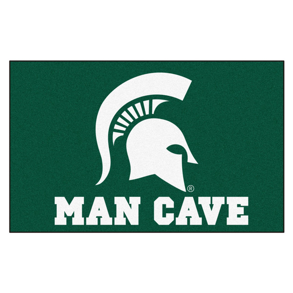 Michigan State University - Michigan State Spartans Man Cave UltiMat Spartan Primary Logo Green