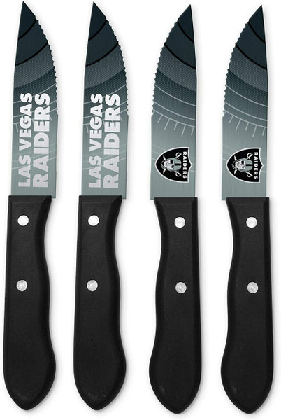 Las Vegas Raiders Knife Set - Steak - 4 Pack