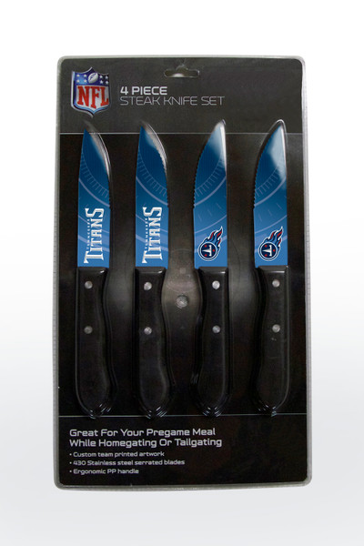 Tennessee Titans Knife Set - Steak - 4 Pack
