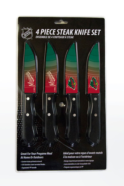 Minnesota Wild Knife Set - Steak - 4 Pack