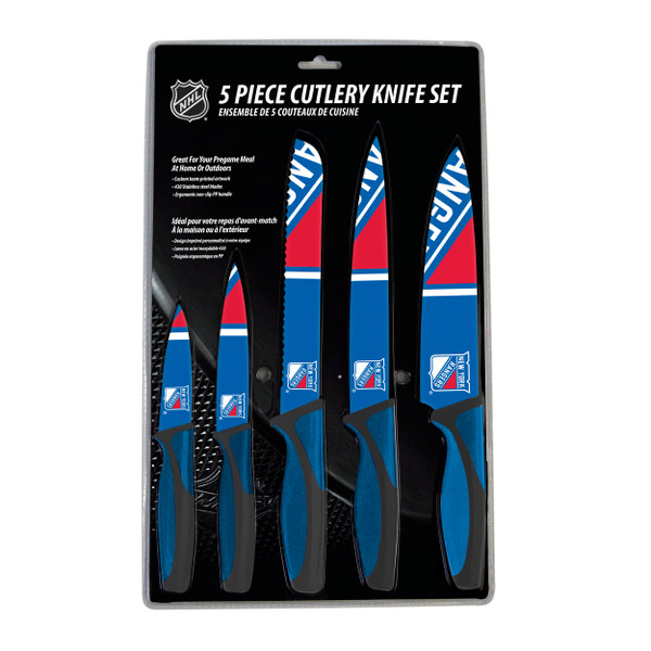 New York Rangers Knife Set - Kitchen - 5 Pack