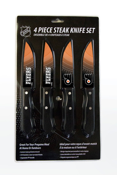 Philadelphia Flyers Knife Set - Steak - 4 Pack