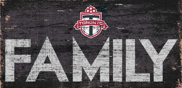 Toronto FC Sign Wood 12x6 Family Design