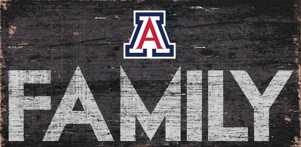Arizona Wildcats Sign Wood 12x6 Family Design