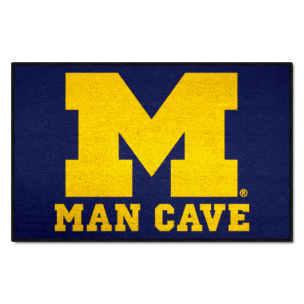 University of Michigan - Michigan Wolverines Man Cave Starter M Primary Logo Blue