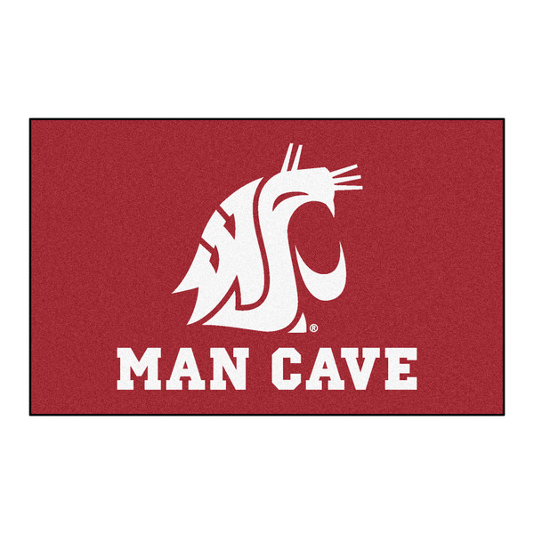 Washington State University - Washington State Cougars Man Cave UltiMat WSU Primary Logo Red