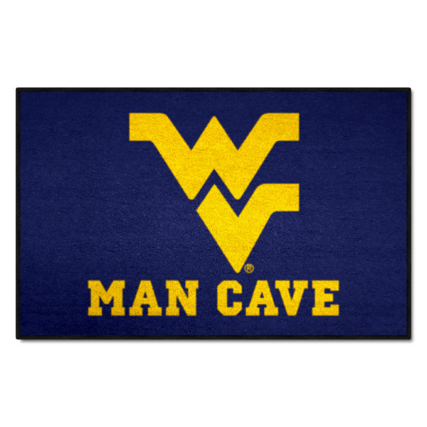 West Virginia University - West Virginia Mountaineers Man Cave Starter Flying WV Primary Logo Navy