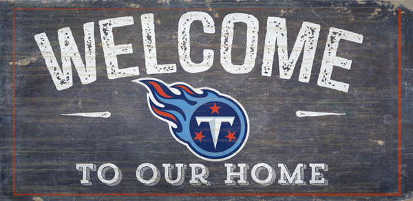 Tennessee Titans Sign Wood 6x12 Welcome To Our Home Design